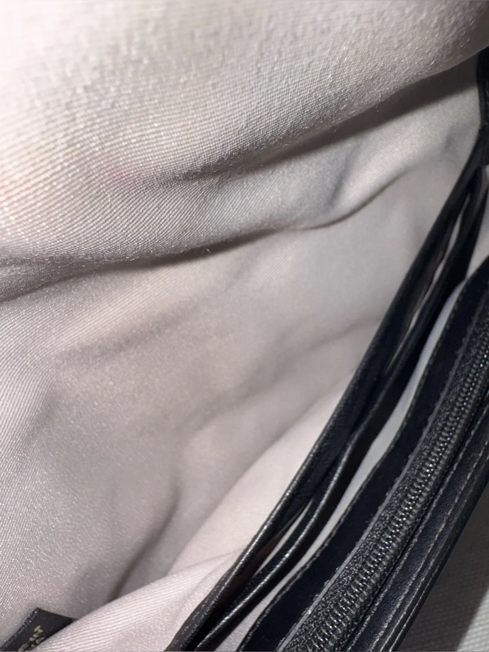 Coach Black Glossy Patent Leather Clutch Wristlet Wallet Silver Buckle Accent